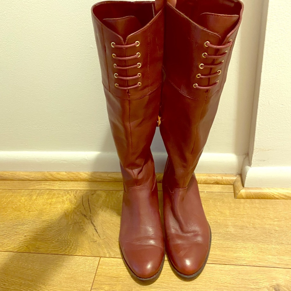 Leather boots by Isaac Mizrahi